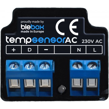 BLEBOX tempsensorAC - WIFI THERMOMETER FOR 4 TEMPERATURE SENSORS