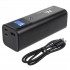 Mobile Battery Power Bank Maclean, 24600mAh, Power Delivery (PD) 140W, Fast/Quick/Super Charge, 88.56Wh, 2x Type-C, USB, MCE335