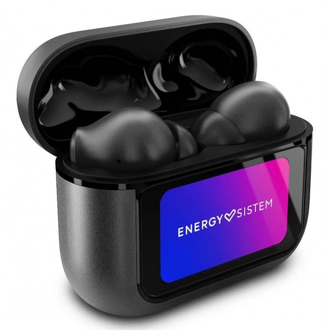 Energy Sistem Display ANC Headset True Wireless Stereo (TWS) In-ear Calls/Music USB Type-C Bluetooth Black