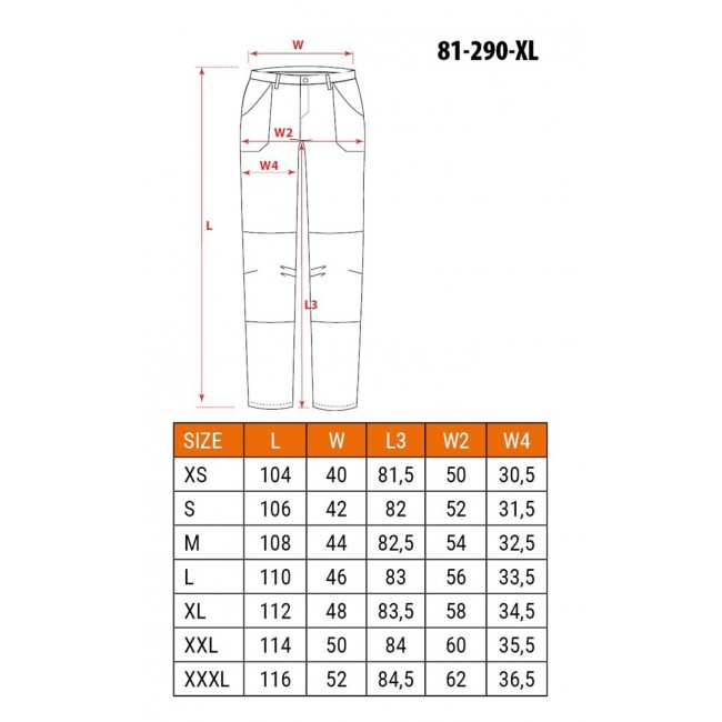 NEO tools 81-290-XL protective trousers Black