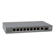 LevelOne 10-Port Gigabit PoE Switch, 802.3af/at PoE, 8 PoE Outputs, 120W Power Budget, 1 x Gigabit SFP, 1 x Gigabit RJ45 Uplink