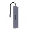 UNITEK D1113BGY01 interface hub 2 x USB 3.2 Gen 2 (3.1 Gen 2) Type-C 1000 Mbit/s Grey