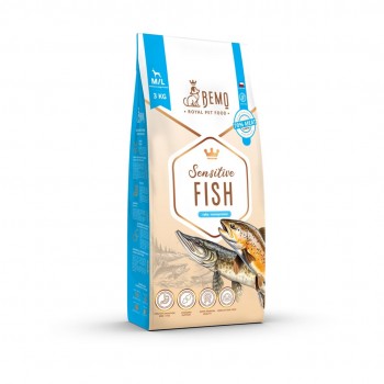 BEMO Sensitive Fish Medium/Large Mono - dry dog food - 3kg