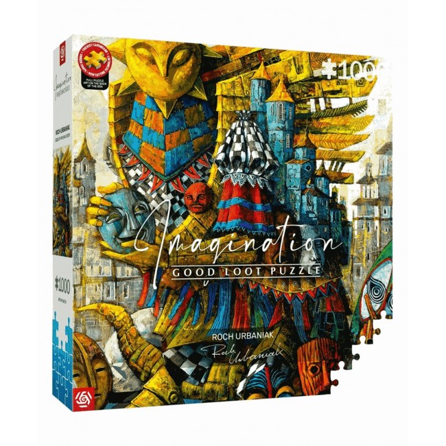 Puzzle Good Loot Imagination - Roch Urbaniak: Gezeleth, the Sun Jester 1000 pc(s) Puzzle Good Loot Imagination - Roch Urbaniak: Gezeleth, the Sun Jester 1000 pc(s)
