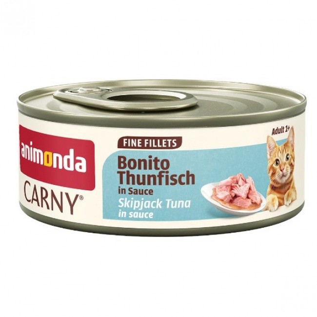 ANIMONDA Carny Adult Fine fillets Sauce Skipjack tuna - wet cat food - 60g