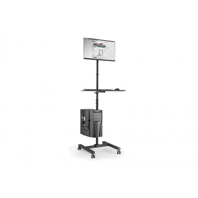 Digitus Mobile workstation with individual height adjustment Digitus Mobile workstation with individual height adjustment