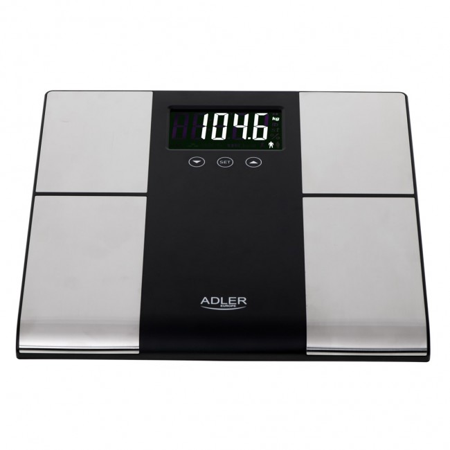 Adler AD 8165 personal scale Rectangle Black, Grey Electronic personal scale Adler AD 8165 personal scale Rectangle Black, Grey Electronic personal scale