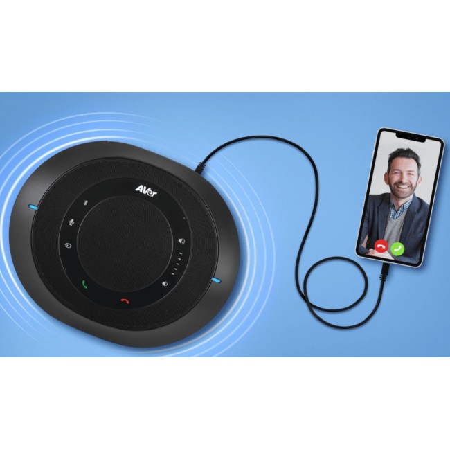 AVer FONE540 speakerphone PC USB/Bluetooth Black