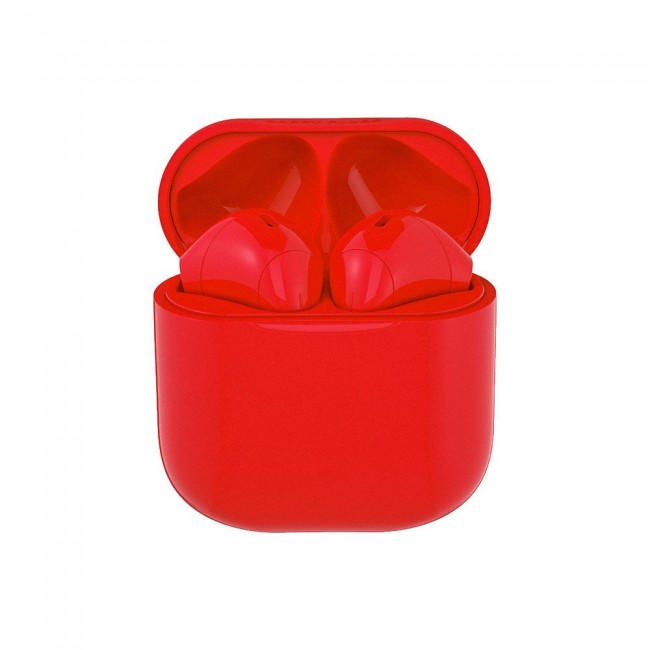Happy Plugs JOY Headphones True Wireless Stereo (TWS) In-ear Calls/Music/Sport/Everyday Bluetooth Red