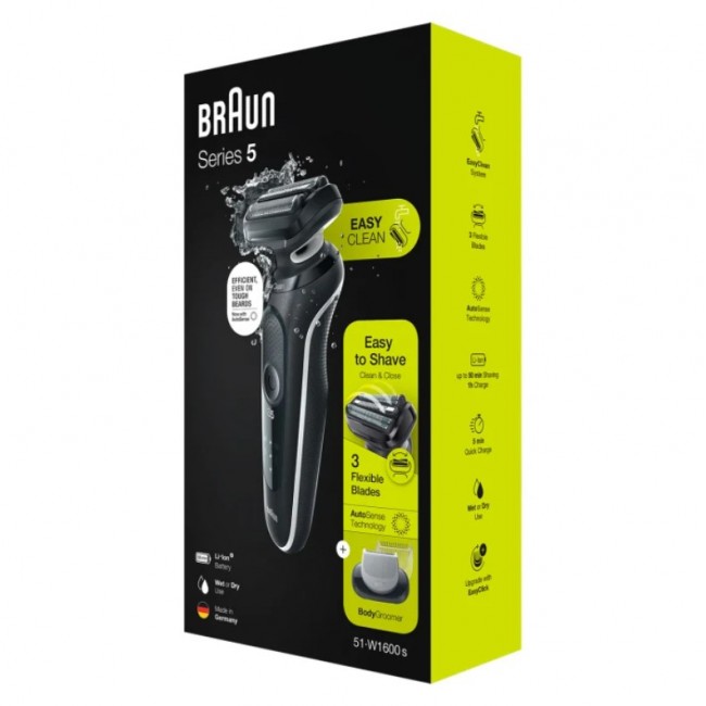 Braun Series 5 51-W1600s Foil shaver Black, White
