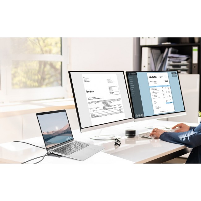 Docking Station 12-in-1 4K HDMI DP USB-A