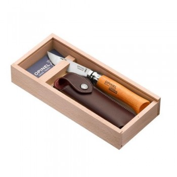 N turystyczny Opinel No.08 Carbon Steel with etui