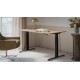 Desk with electric height adjustment MOON LONG 150x80x72-120 black/wotan Desk with electric height adjustment MOON LONG 150x80x72-120 black/wotan