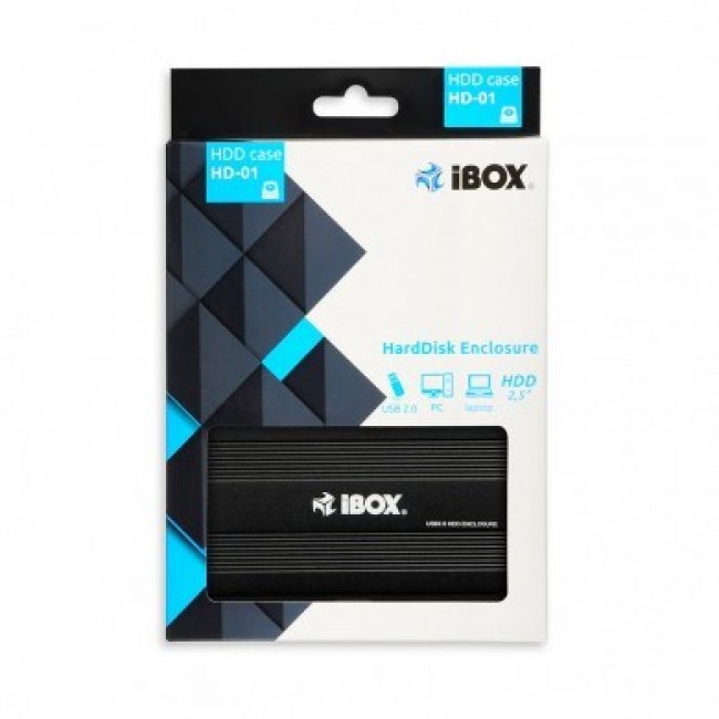 iBox HD-01 HDD enclosure Black 2.5