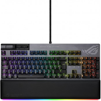 ASUS ROG Strix Flare II Animate Gaming Keyboard, PBT - ROG RX, Black