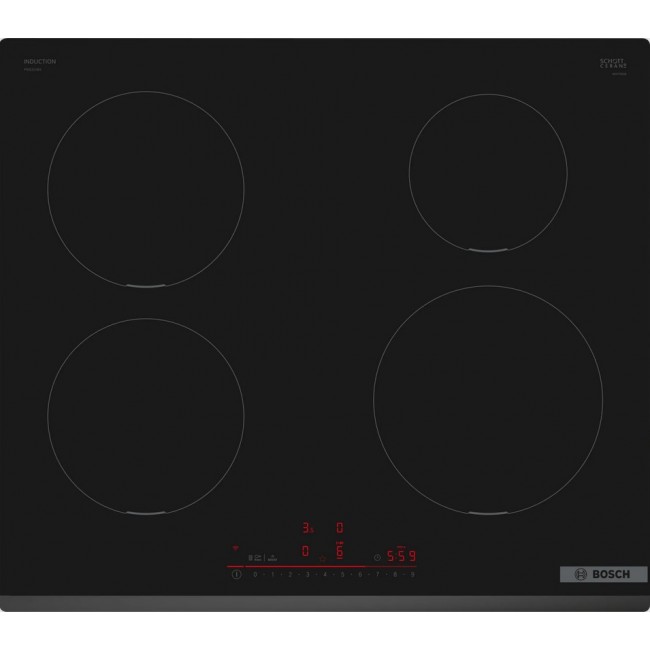 Bosch Serie 6 PIE631HB1E hob Black Built-in 60 cm Zone induction hob 4 zone(s)