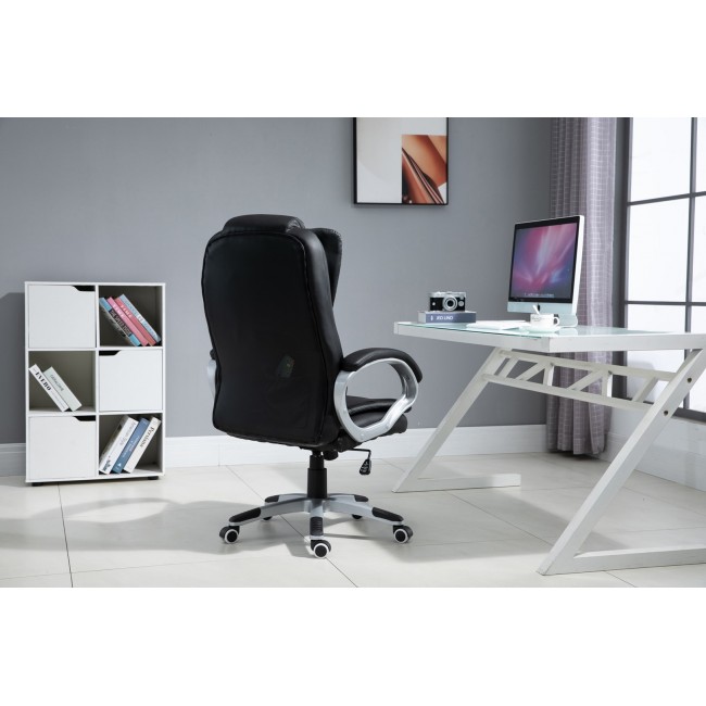 Office chair with massage, heated ACTIVEJET YK7304 black Office chair with massage, heated ACTIVEJET YK7304 black