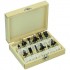 set of 12 router bits, 8mm shank