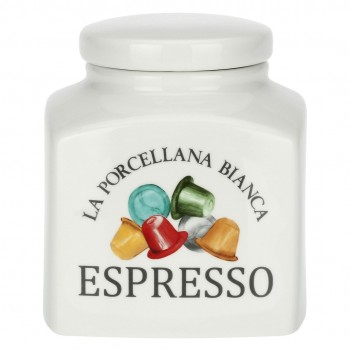 Conserva Espresso Capsule Container - White, 1.8 ltr