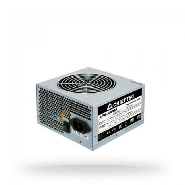 Chieftec Value APB-500B8 power supply unit 500 W 20+4 pin ATX ATX Silver Chieftec Value APB-500B8 power supply unit 500 W 20+4 pin ATX ATX Silver