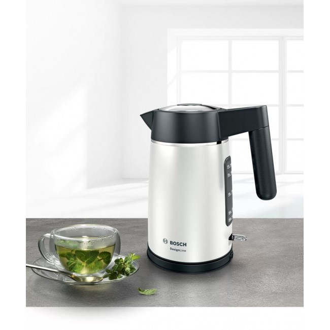 Bosch DesignLine electric kettle 1.7 L 2400 W Black, Silver Bosch DesignLine electric kettle 1.7 L 2400 W Black, Silver