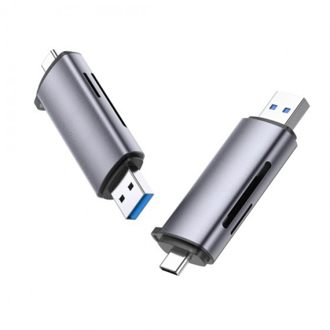Ugreen 50706 card reader USB/Micro-USB Silver Ugreen 50706 card reader USB/Micro-USB Silver