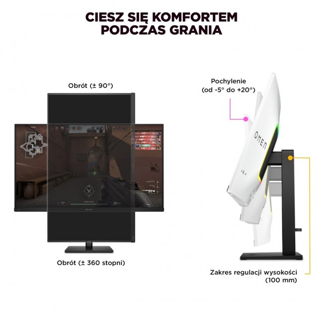 HP OMEN Transcend 31.5 inch UHD 240Hz OLED Gaming Monitor - Transcend 32 HP OMEN Transcend 31.5 inch UHD 240Hz OLED Gaming Monitor - Transcend 32