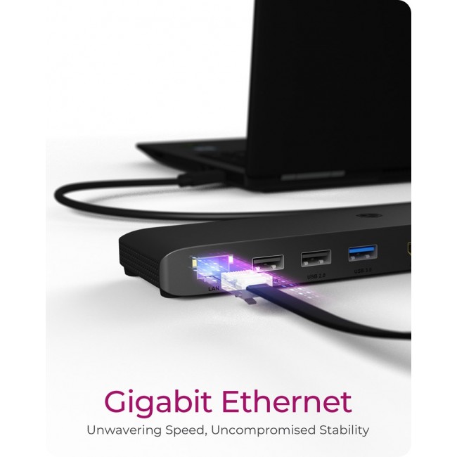 Docking station IcyBox USB Type-C with triple video output retail Docking station IcyBox USB Type-C with triple video output retail
