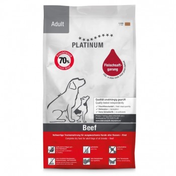 PLATINUM Adult Beef - semi-moist dog food - 1,5kg