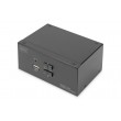 Digitus KVM Switch, 2-Port, Dual Display, 4K, DisplayPort Digitus KVM Switch, 2-Port, Dual Display, 4K, DisplayPort