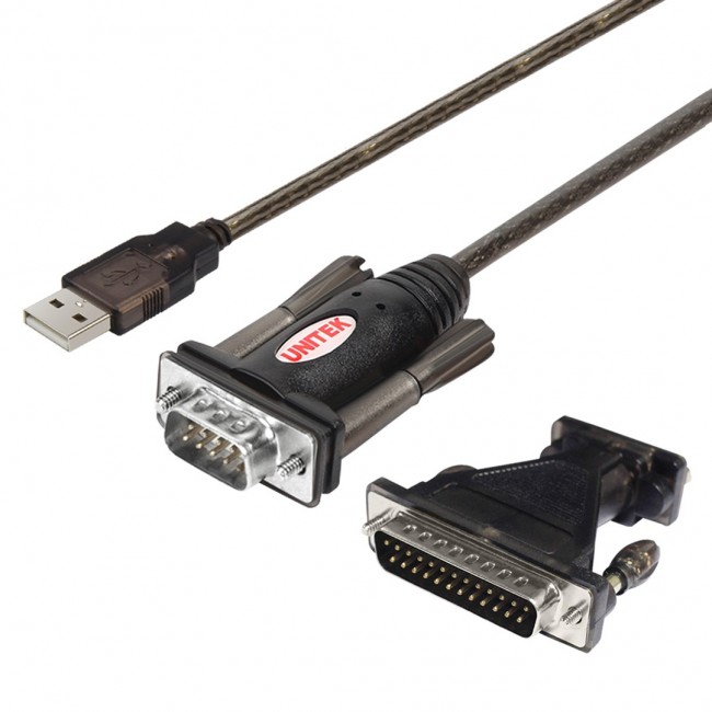 UNITEK Y-105A serial cable Black 1.5 m USB Type-A DB-9 UNITEK Y-105A serial cable Black 1.5 m USB Type-A DB-9