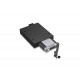 Icy Dock MB491V5K-B storage drive enclosure SSD enclosure Black 2.5