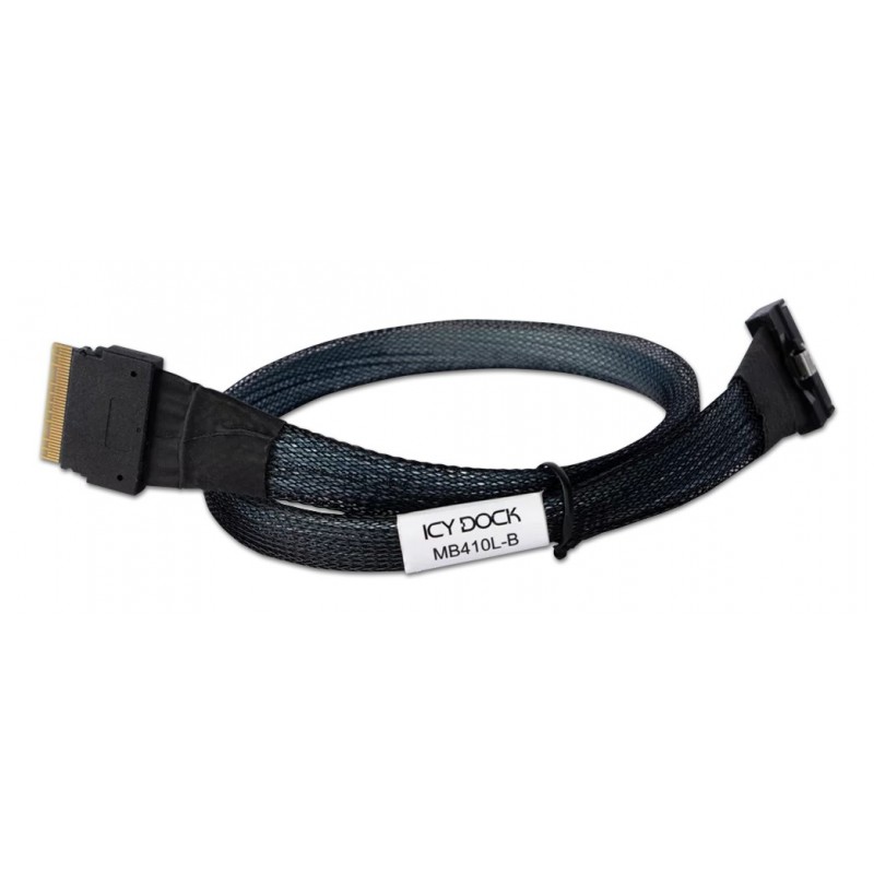 Icy Dock MB410L-B Serial Attached SCSI (SAS) cable 0.5 m Black