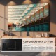 Maclean MC-866T Smart Motorized Electric TV Lift TUYA Mobile App Floor Mount Bracket Alexa Google Home 37''-80'' 60kg Cabinet VESA (EU plug)