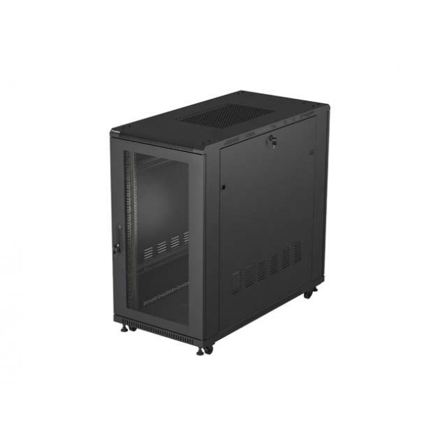 Lanberg FF01-6222-23B rack cabinet 22U Freestanding rack Black Lanberg FF01-6222-23B rack cabinet 22U Freestanding rack Black
