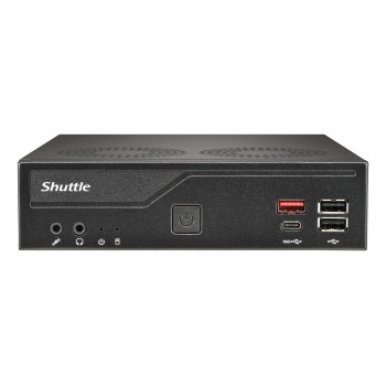 Shuttle Slim PC DH810 , S1851, 1x HDMI (2.1), 1x DP, 1x USB-C (DP), 1x 2.5