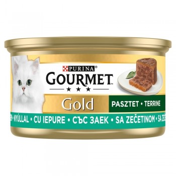 GOURMET Gold Rabbit - wet cat food - 85g