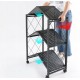 Topeshop REGA FS005 garden tool storage rack Freestanding Galvanized steel