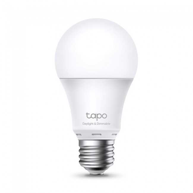 TP-Link Tapo L520E Smart Wi-Fi bulb (806 lm, 4000K color, dimmable light).