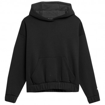 Women's sweatshirt 4F F255 deep black 4FSS23TSWSF255 20S L