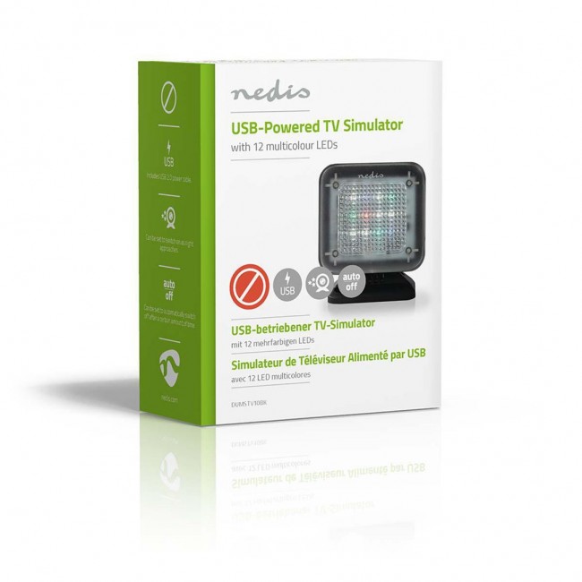 Nedis TV Simulator dummy security camera Black Box Nedis TV Simulator dummy security camera Black Box