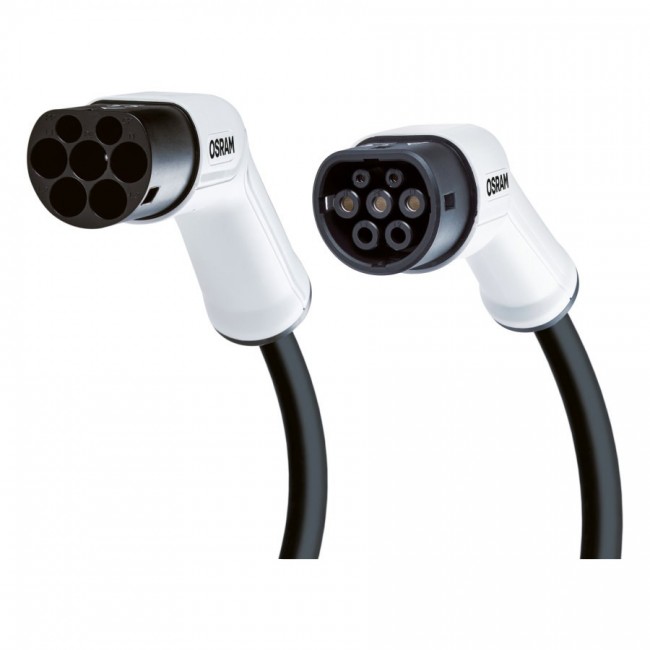 OSRAM BATTERYCHARGE 7PIN 22KW TYPE 2 ELECTRIC CAR CHARGING CABLE OSRAM BATTERYCHARGE 7PIN 22KW TYPE 2 ELECTRIC CAR CHARGING CABLE