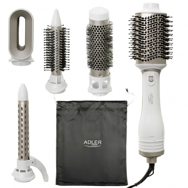 ADLER AD 2027 white hair dryer and curling iron ADLER AD 2027 white hair dryer and curling iron