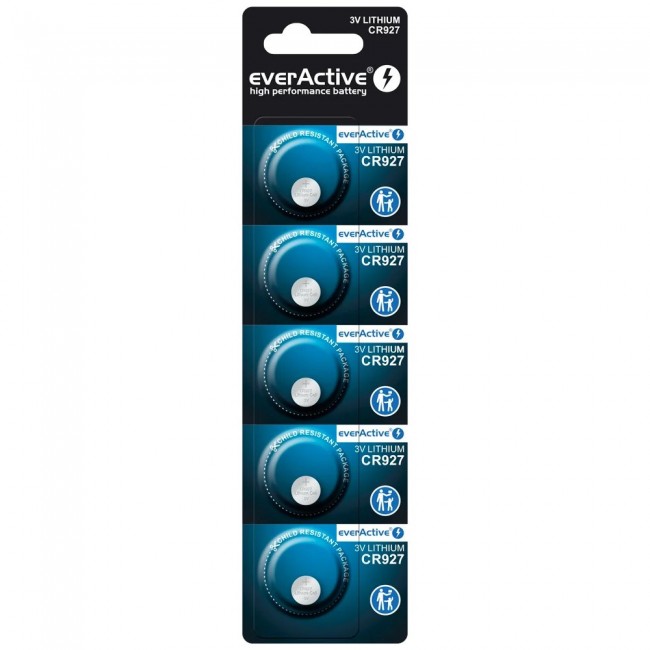 Lithium battery mini everActive CR927 - blister 5 pcs. Lithium battery mini everActive CR927 - blister 5 pcs.