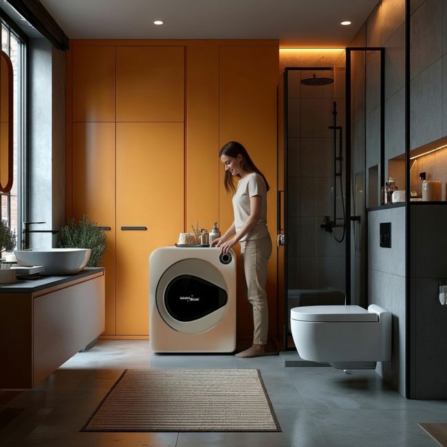 GreenBlue GB405 Tumble Dryer Electric Clothes 830W 3kg Mini Travel Vented Freestanding Wall Mount 5 Drying Programs GreenBlue GB405 Tumble Dryer Electric Clothes 830W 3kg Mini Travel Vented Freestanding Wall Mount 5 Drying Programs