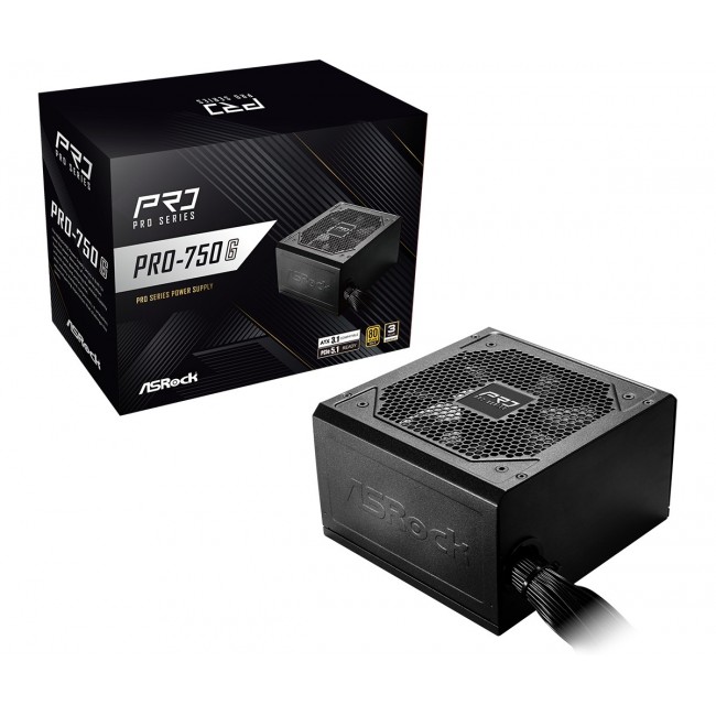 Asrock PRO-750G power supply unit 750 W 24-pin ATX ATX Black