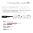 CLUB3D USB4 Gen3x2 Type-C Bi-Directional Cable 8K60Hz or 4K120Hz, Data 40Gbps, PD 240W(48V/5A) EPR M/M 3m / 9.84ft CLUB3D USB4 Gen3x2 Type-C Bi-Directional Cable 8K60Hz or 4K120Hz, Data 40Gbps, PD 240W(48V/5A) EPR M/M 3m / 9.84ft