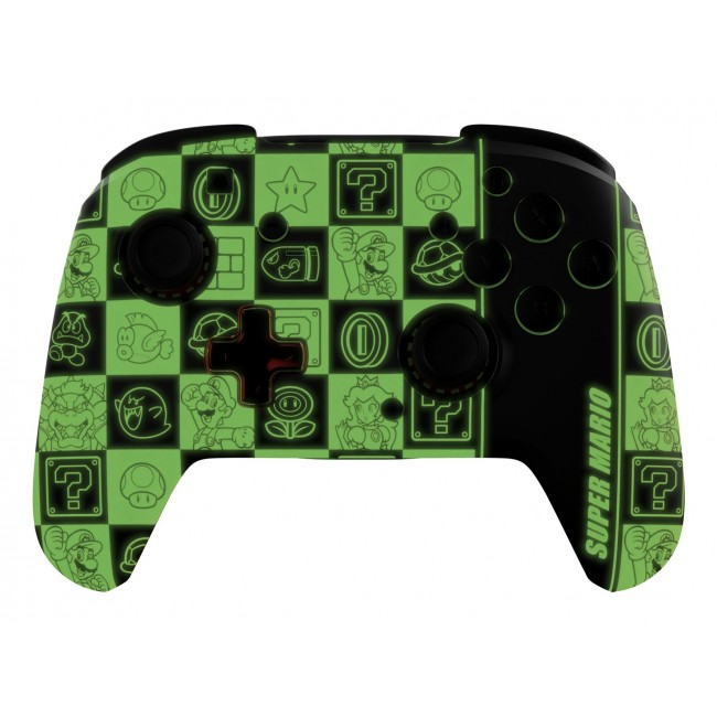 PDP REMATCH GLOW Black, Green, Red Gamepad Analogue / Digital Nintendo Switch, Nintendo Switch OLED