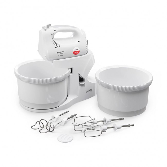 SMAPP Hand Mixer with 2 bowls 451.66 White