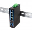 LogiLink NS204 network switch Unmanaged Gigabit Ethernet (10/100/1000) Black